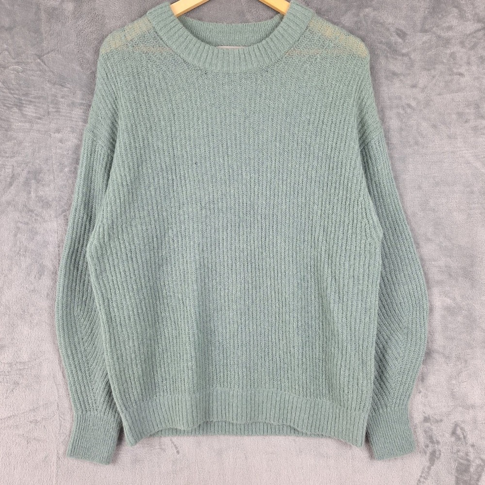 Everlane Sweater Womens Large Alpaca Minimalist Quiet Luxury Preppy Cocoon Crew